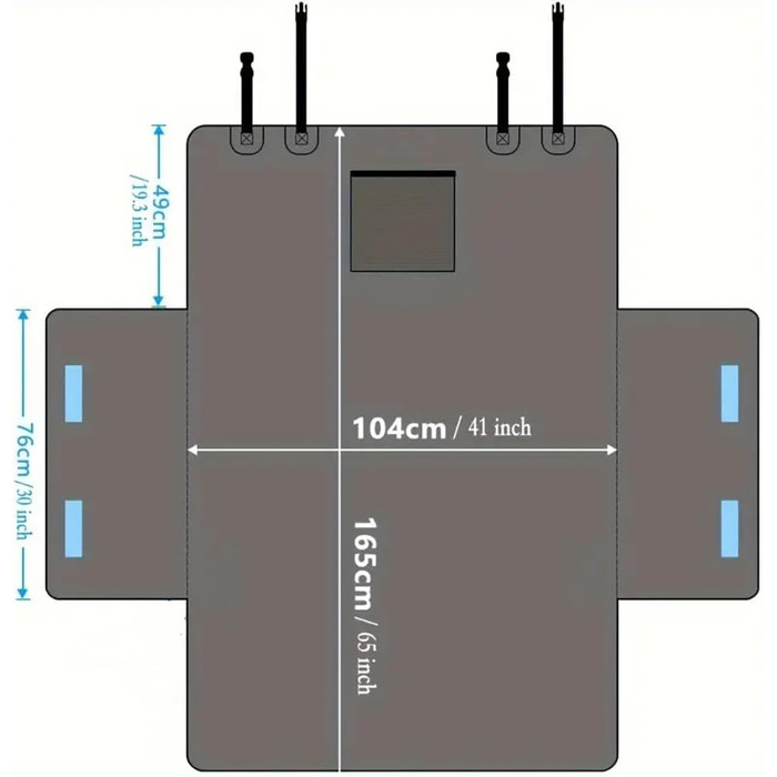 Захист для багажника автомобіля для VW Passat B9 Variant/Kombi (AB 2024) - захист бокової частини, водовідштовхуючий, стійкий до подряпин, ковзаюча підстилка для собак, захист краю багажника