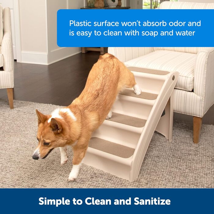 Solvit Pupstep Plus сходи для тварин, сходи для собак, пластик, компактні