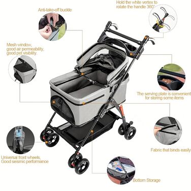 Дитяча коляска для тварин: зручна та легка, до 20 кг