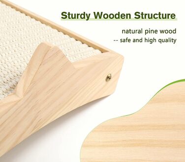 Pecute Комплект з 2 картонних когтеточок для котів, двосторонні, з якісного картону, стійкі, для догляду за кігтями та захисту меблів (38.5 x 20.5 см), Classic (2 шт.) (Покращена версія з сизалю)