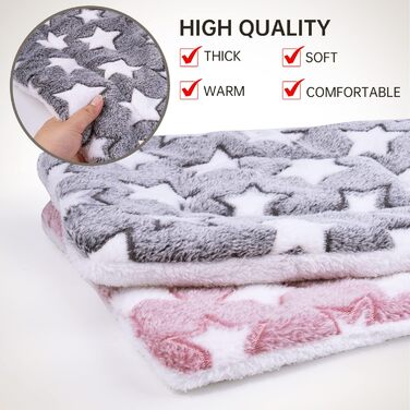 М'який лежак для собак та котів MICOOYO 2 шт. – лежанка-матрац з флісу (69*52 см), сірий