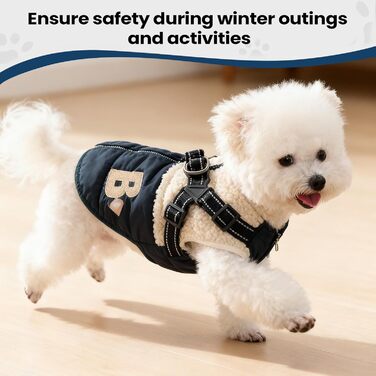 Зимовий теплий одяг для собак, вітронепроникний, з флісовою підкладкою, жилет з отвором для шлейки, для малих та середніх тварин, зелений та білий, для прогулянок та активного відпочинку