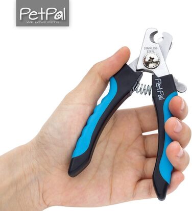 Ножиці для обрізки кігтів собак та котів PetPä Profi: безпечне та просте догляду вдома, з захистом від випадкових порізів