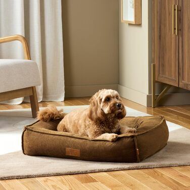 Крізьове ліжко для домашніх тварин Town & Country Luxe CuddleTown, розмір M, 68x57x17 см, кремовий колір