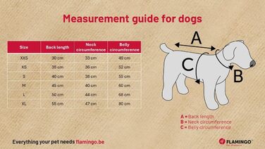 Зимовий одяг для собак - Flamingo Duker Чорний 35см - водонепроникний, світловідбиваючий, з регульованою шлейкою, з флісовою підкладкою