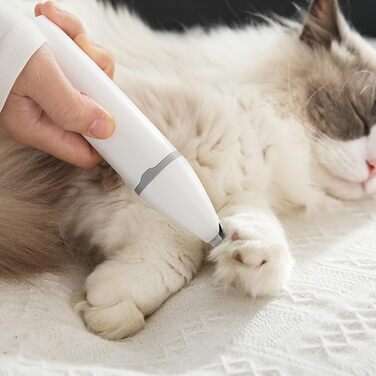 Мультифункціональний триммер Garosa для собак та котів: 3 насадки, для грумінгу, догляду за нігтями, водонепроникний, тихий