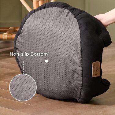 Ліжко для котів BEDSURE - м'яке, миється, 51x48x15 см, з подушкою, для котів та маленьких собак