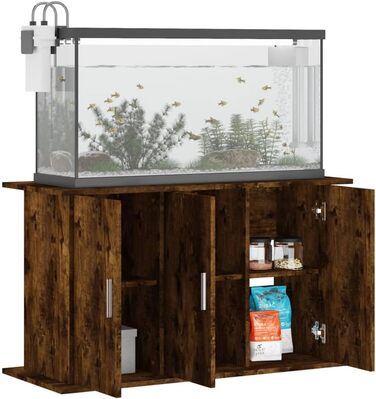 Тумба для акваріума Somanki з ДСП, 101x41x58 см, копчена дубова