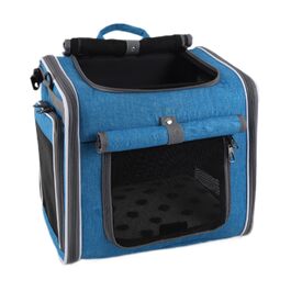 Рюкзак-переноска для собак та котів, велосипедний, вентильований, 37 x 31 x 26 см