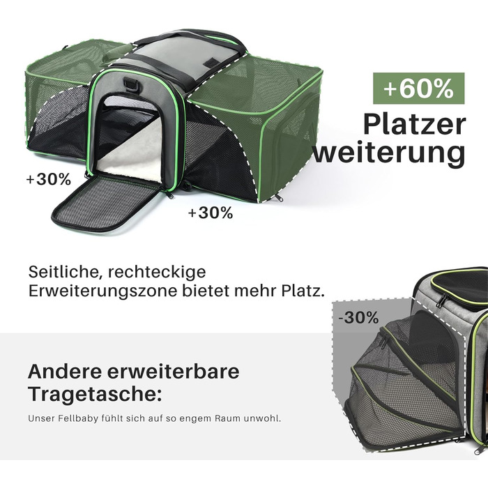 Транспортна переноска для котів та маленьких собак Gardner Pet, складна, з колесами, M (Basic)