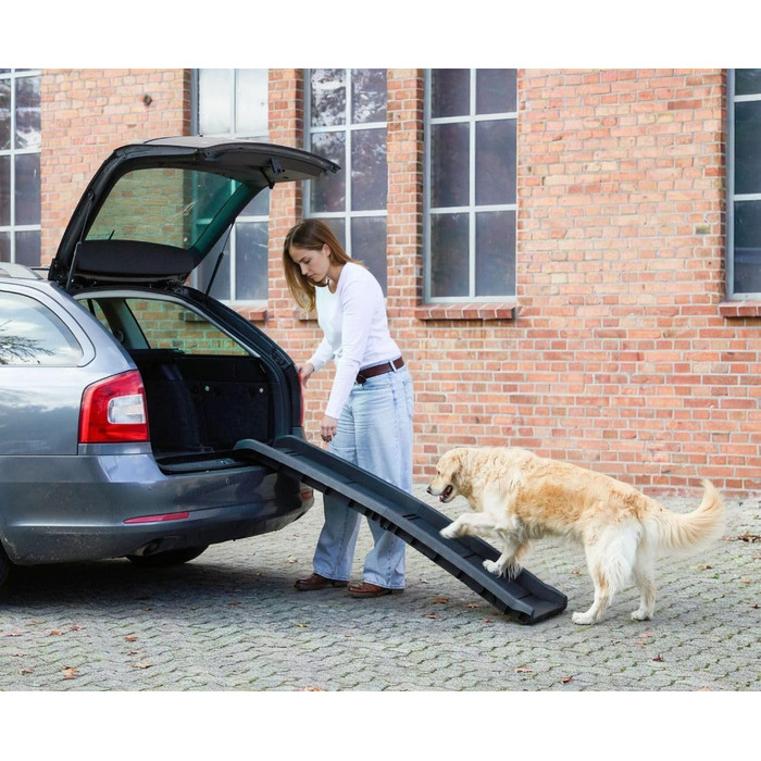 Рампа для собак Knuffelwuff – складана, стійка, протиковзна | для авто, SUV, подорожей | до 40 кг