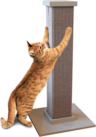 Когтеточка для котів SmartCat Pioneer Pet Ultimate, сіра, 81 см