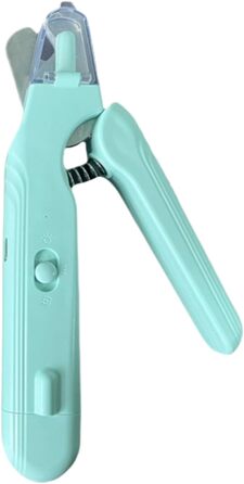 Електричний триммер для собак та котів 2-в-1 з LED-підсвічуванням | Безпечна насадка, перезаряджуваний, зелений | Аксесуар для догляду за тваринами