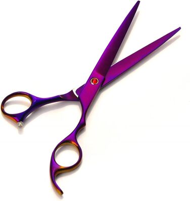 Набір ножиць для грумінгу собак QUNINE: 4 шт., ножиці для догляду за шерстю, гребінець, 7,0 дюймів