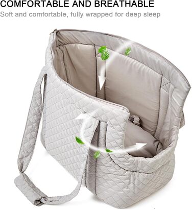 Сумка-переноска для собак та котів, бавовняна, легка, з кишенями, для цуценят та кошенят