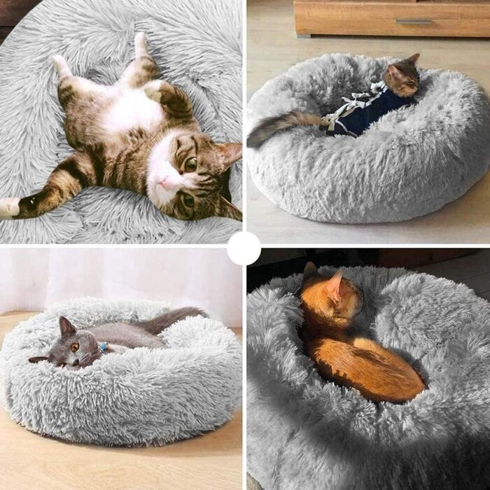 Ортопедичне ліжко для собак великих порід, XL, плюшеве, 110/120 см, зручне, миється