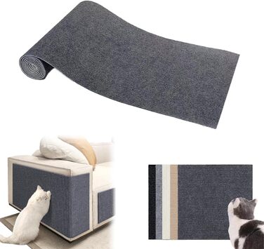 Крізь-доріжка для котів - крізь-доріжка для котів - два розміри 200x40 см і 30x100 см Темно-сірий 200x40 см/78,74' × 15,75'