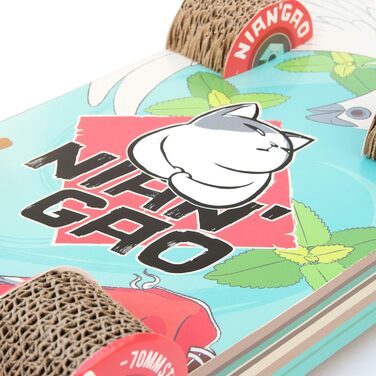 Котячий картонний коврик-подряпки SUCK UK | Іграшка для котів | Картонний коврик для дряпання | Безпечна альтернатива дряпання меблів