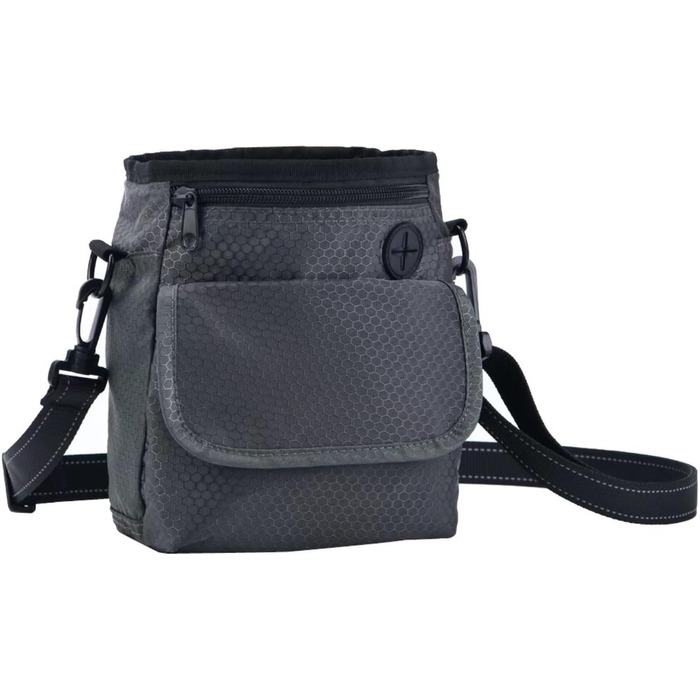 Сумка для собак Hanwell для ласощів та іграшок з дозатором для відходів, водонепроникна, сіра