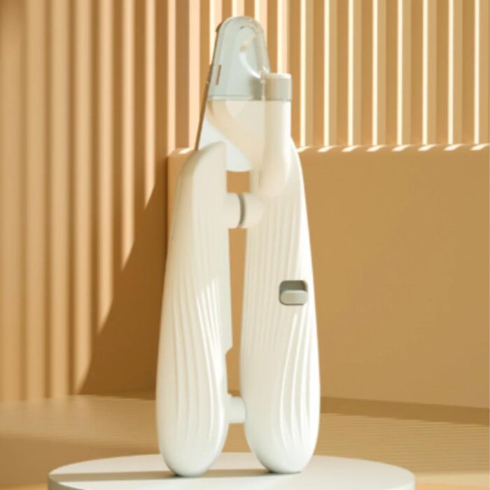 Pawloo LED-Кліпер для обрізання кігтів собак та котів з LED-підсвічуванням, білий. Включає пилку для кігтів та захисний ковпачок