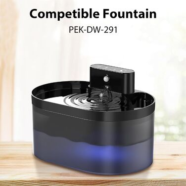 Запасні фільтри для фонтанів для котів, 2.2 л, 6 шт.