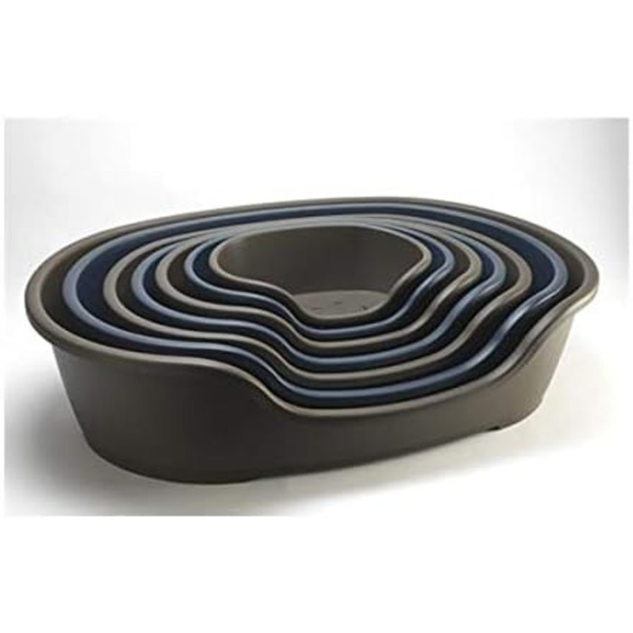 Корзина для собак Moderna з пластику сірого кольору, 110 см