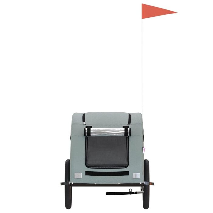 Транспортна коробка для домашніх тварин (собаки, коти) - сіра, універсальна, на всі сезони