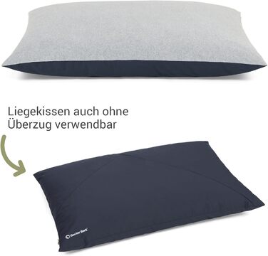 М'яке ліжко для собак великих порід Country від Doctor Bark, зелений колір, розмір L, легко миється, знімний чохол