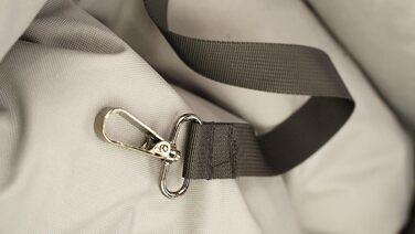 Автокрісло для собак, переноска для тварин у машину, 56x51x20 см (Сірий)