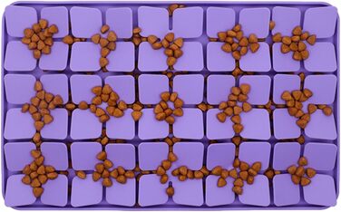 Килимок для годування котів та собак з силікону з підставкою, липучки для ласощів. Зменшує нудьгу під час їжі.