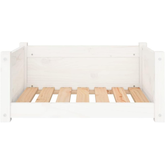 Ліжко для собак та котів з масиву сосни, корзина для собак та котів. Велике ліжко для собак, середнє ліжко для собак. Ліжко-софа для собак, корзина для котів. Розміри: 65,5x50,5x28 см, білий колір. Інструкція з монтажу