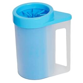 Миска-мийка для лап собак Joygoodta з м'якою силіконовою щіткою, портативна мийка для лап, 360° очищення, для дому