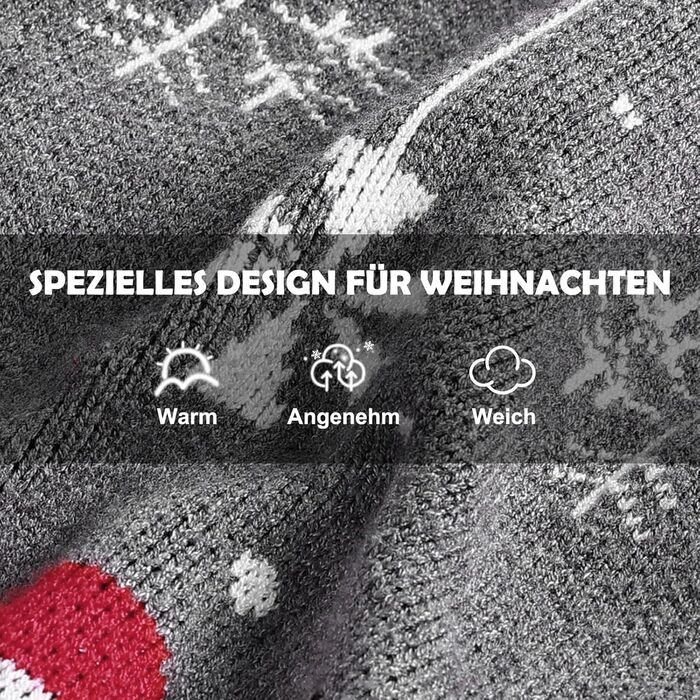 Пуловер для собак Elch Weihnachten: теплий зимовий пуловер з ролетним коміром для маленьких та середніх собак, сірий, XXL