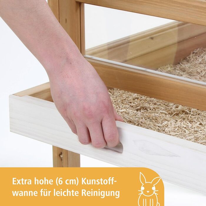 Клітка для гризунів Kerbl Indoor Deluxe з роликами, 115x60x92,5 см, для хом'яків та морських свинок