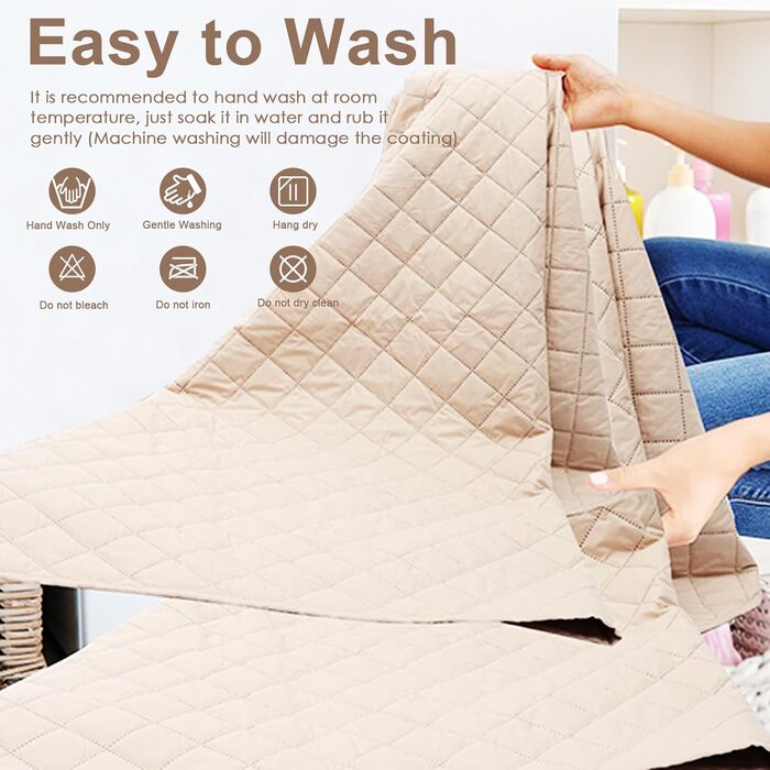 Водонепроникний килимок для собак на диван, ліжко та в авто - котячий килимок, захист дивану/ліжка від подряпин, двосторонній, миючий, ідеальний для великих/маленьких собак (Рожевий, 203x152 см)