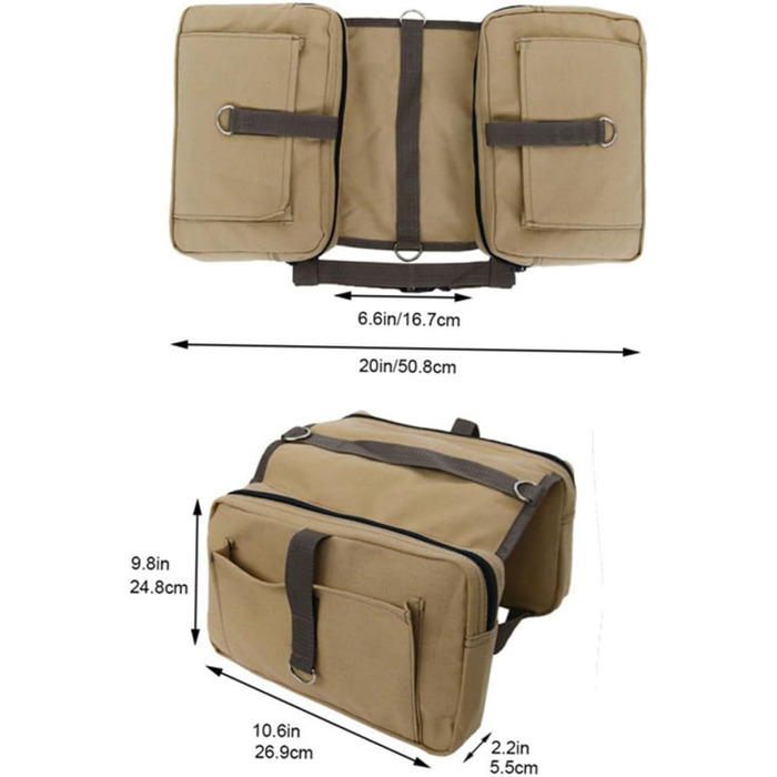 Рюкзак для собак NUOBESTY, регульований, з безпечним ременем, водонепроникний, дихаючий, для подорожей, кемпінгу, хакі