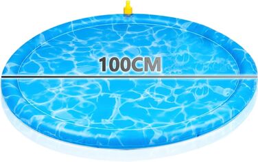 Басейн для собак Ø 80 см: ідеальний басейн-перевертач для собак, іграшковий басейн-фонтан, дитячий басейн для ігор з водою