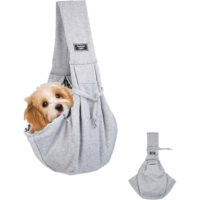 Сумка-переноска для собак, переноска для маленьких собак, сумка для вигулу собак, регульована переноска для тварин, комфортна, для прогулянок та подорожей