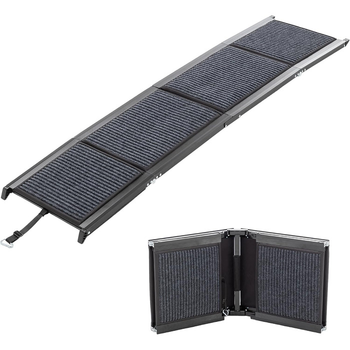 Рампа для собак Hunderampe, розкладна, 170x44 см, для великих собак до 110 кг, з антиковзким килимком, для авто, SUV, позашляховиків, вантажівок