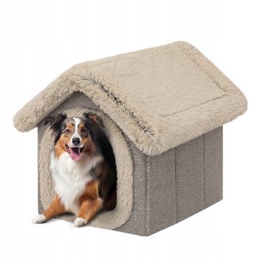 М'який будинок для собак з подушкою, середній розмір R3 (46x52 см)