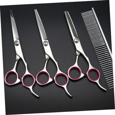 Набір для стрижки домашніх тварин BESPORTBLE: професійний комплект з ножицями, тримером для зубів та гребінцем для собак та котів. Безпечний та довговічний набір для грумінгу.