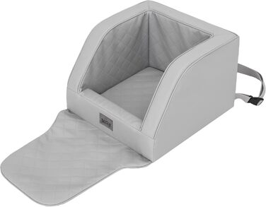 Автомобільний лежак для собак, переноска, корзина для собак, лежанка для котів, для маленьких собак, штучна шкіра, 46x46x31 см