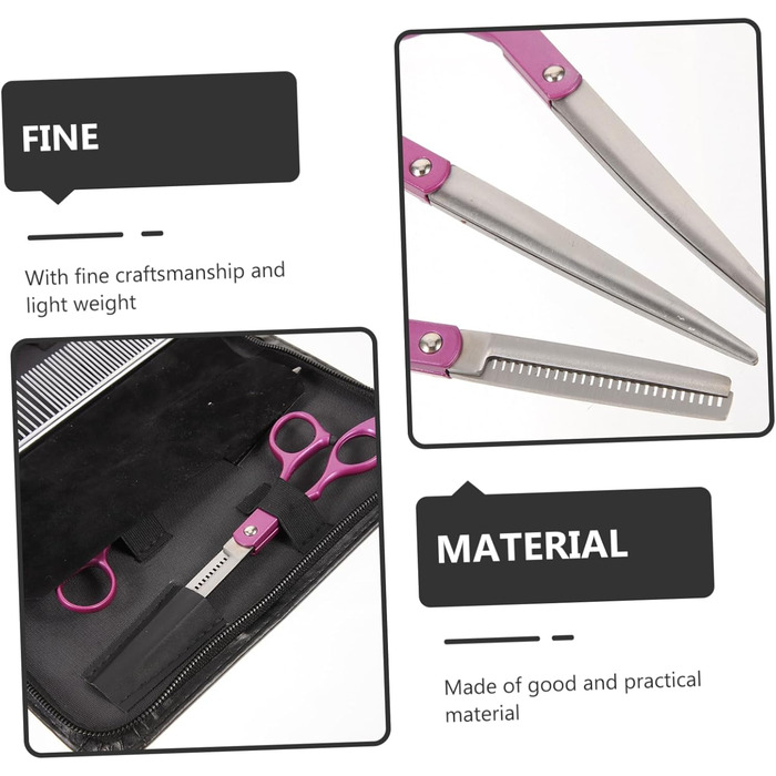 Набір інструментів для грумінгу собак: ножиці для догляду за шерстю, нержавіюча сталь Rosy