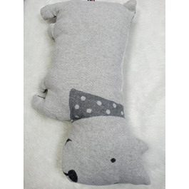 Подушка для собак David Fussenegger Juwel, сірий/антрацитовий, 40/20 см, з перфорованою спинкою