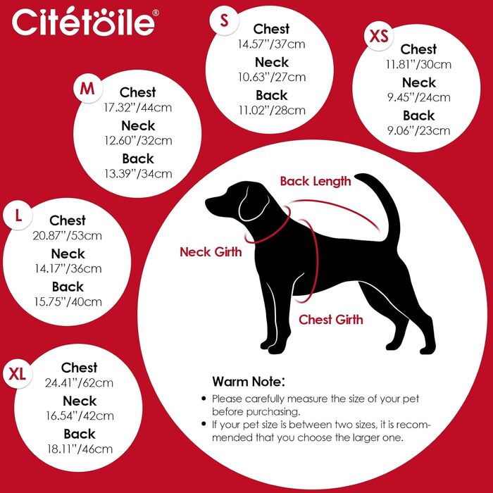 Теплий собачий светр у клітинку з коміром-горловиною та отворами для повідка – зимовий одяг для собак маленьких, середніх та великих порід. Светр для котів на Різдво, червоний, розмір M, червоний