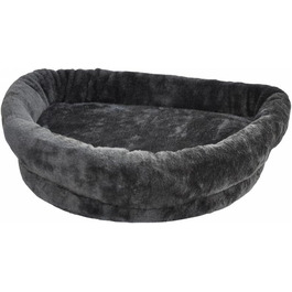 Підвіконна лежанка для великих котів Nanook, м'яка, XXL 60x45x13 см, сіра