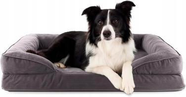 Ортопедичне ліжко для собак зі структурою, 90х65 см, для середніх порід