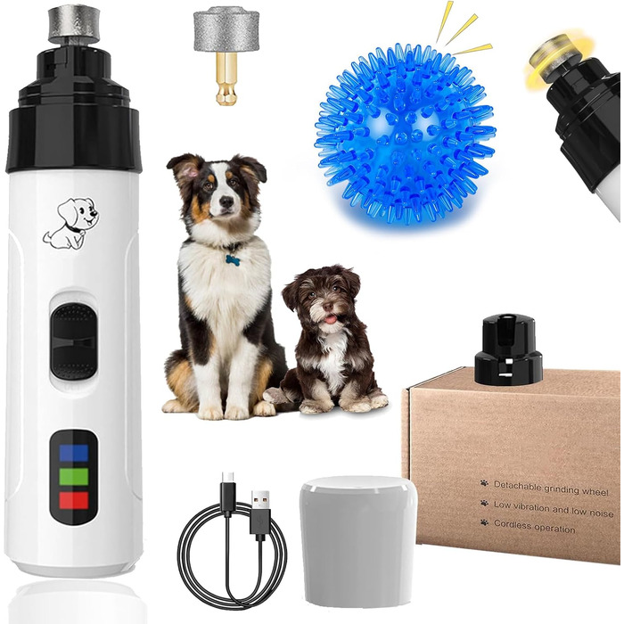 Професійний триммер для собак Ortho Trimmer Pro - безпечне підрізання кігтів без вібрації (основний блок + 2 насадки)