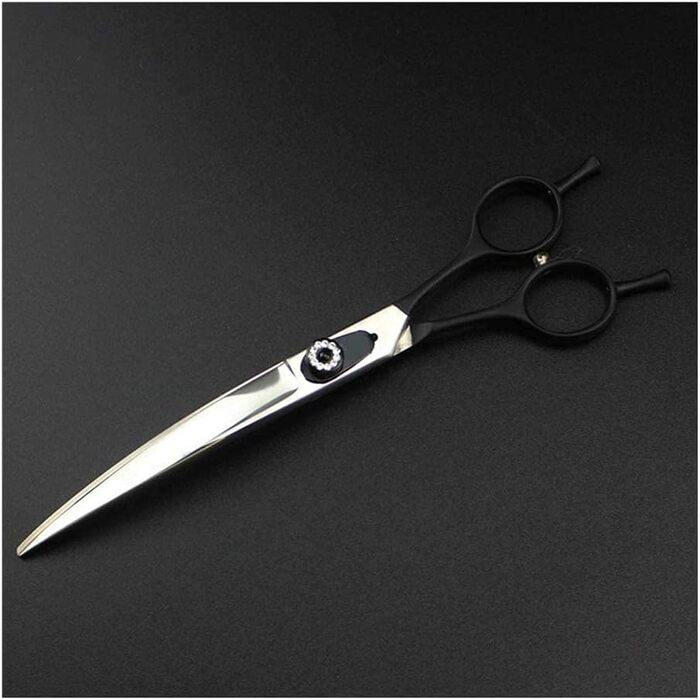 Професійна ножиця для собак, вигнута ножиця для грумінгу. Ножиці для собак та котів. Професійні ножиці для грумінгу домашніх тварин