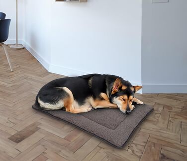 М'яка килимок для тварин Spetebo, 90 x 60 см, для собак та котів, сірий, з антиковзким покриттям